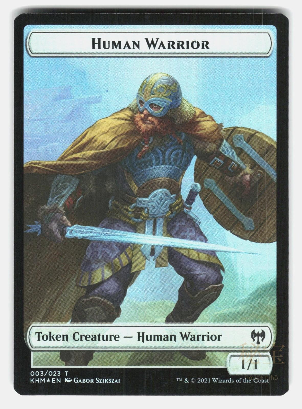 HUMAN WARRIOR // EMBLEM KAYA THE INEXORABLE DOUBLE SIDED TOKEN 3 // 20 FOIL NM1