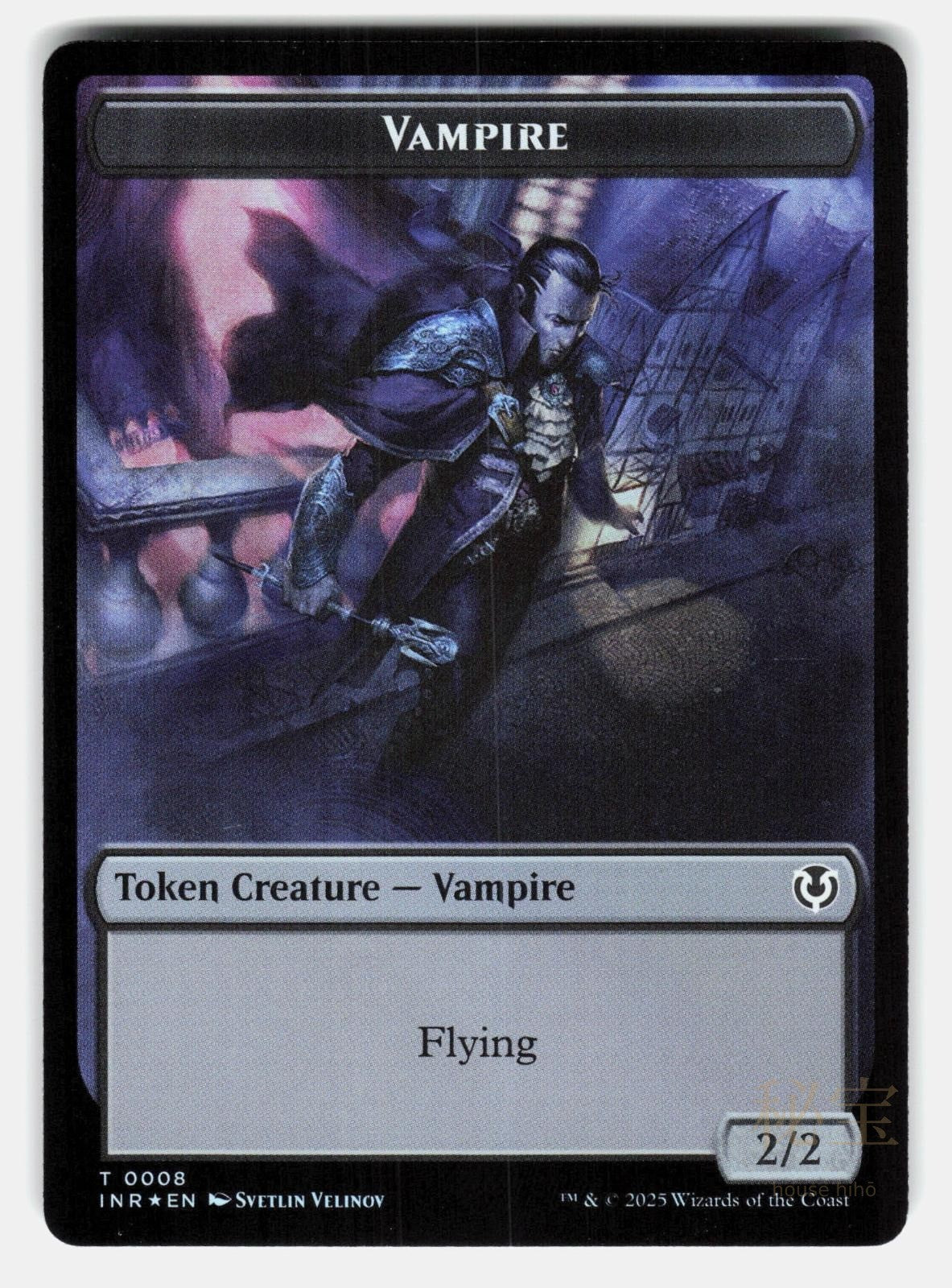 VAMPIRE (0007) // VAMPIRE (0008) DOUBLE SIDED TOKEN FOIL MTG VELINOV LP1