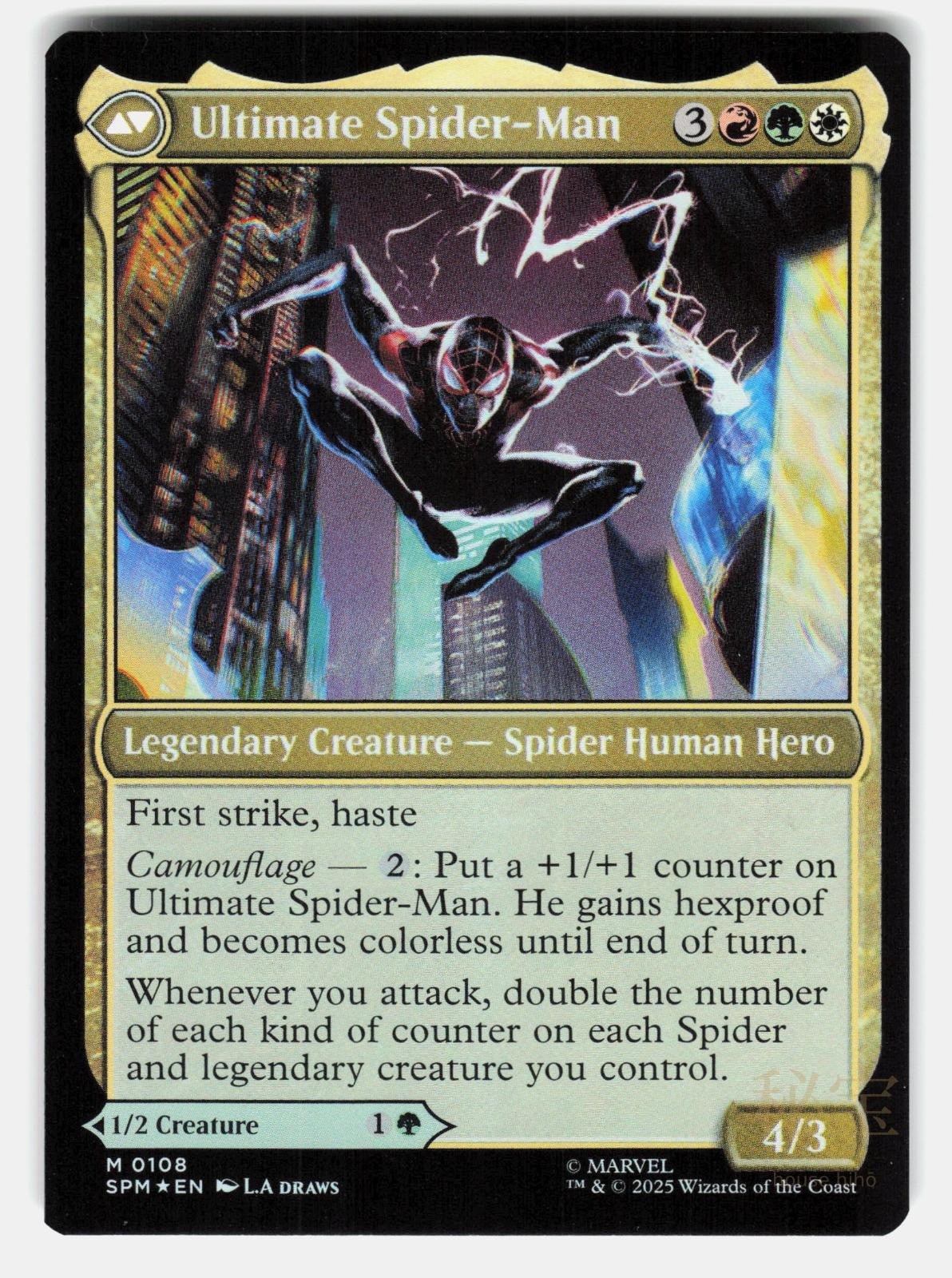 MILES MORALES FOIL MAGIC: THE GATHERING DRAWS NM/M1
