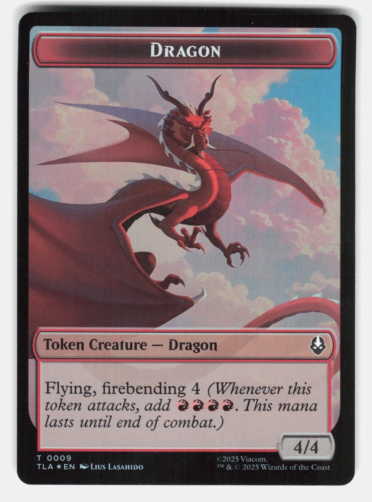 DRAGON // FOOD (0019) DOUBLE SIDED TOKEN FOIL Magic: The Gathering ROCHA NM/M1