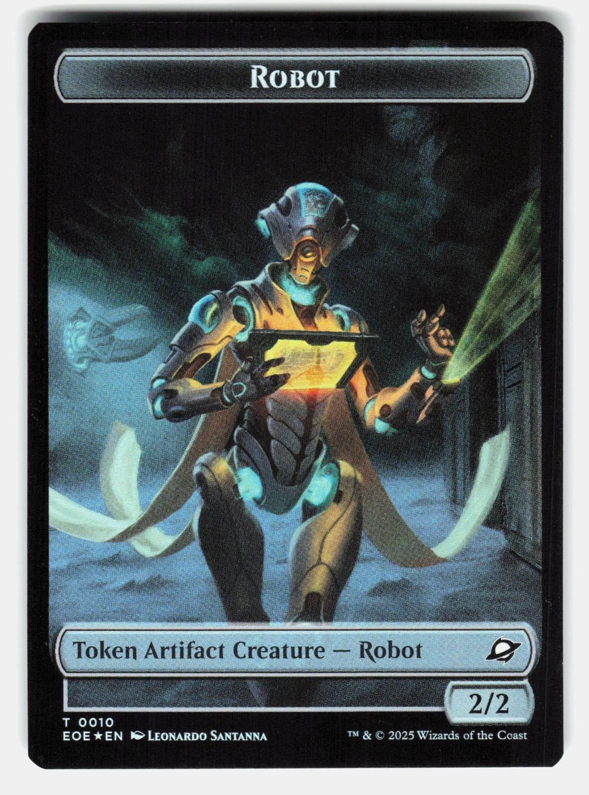 ROBOT // LANDER (0006) DOUBLE SIDED TOKEN FOIL MTG SÁDABA NM/M1
