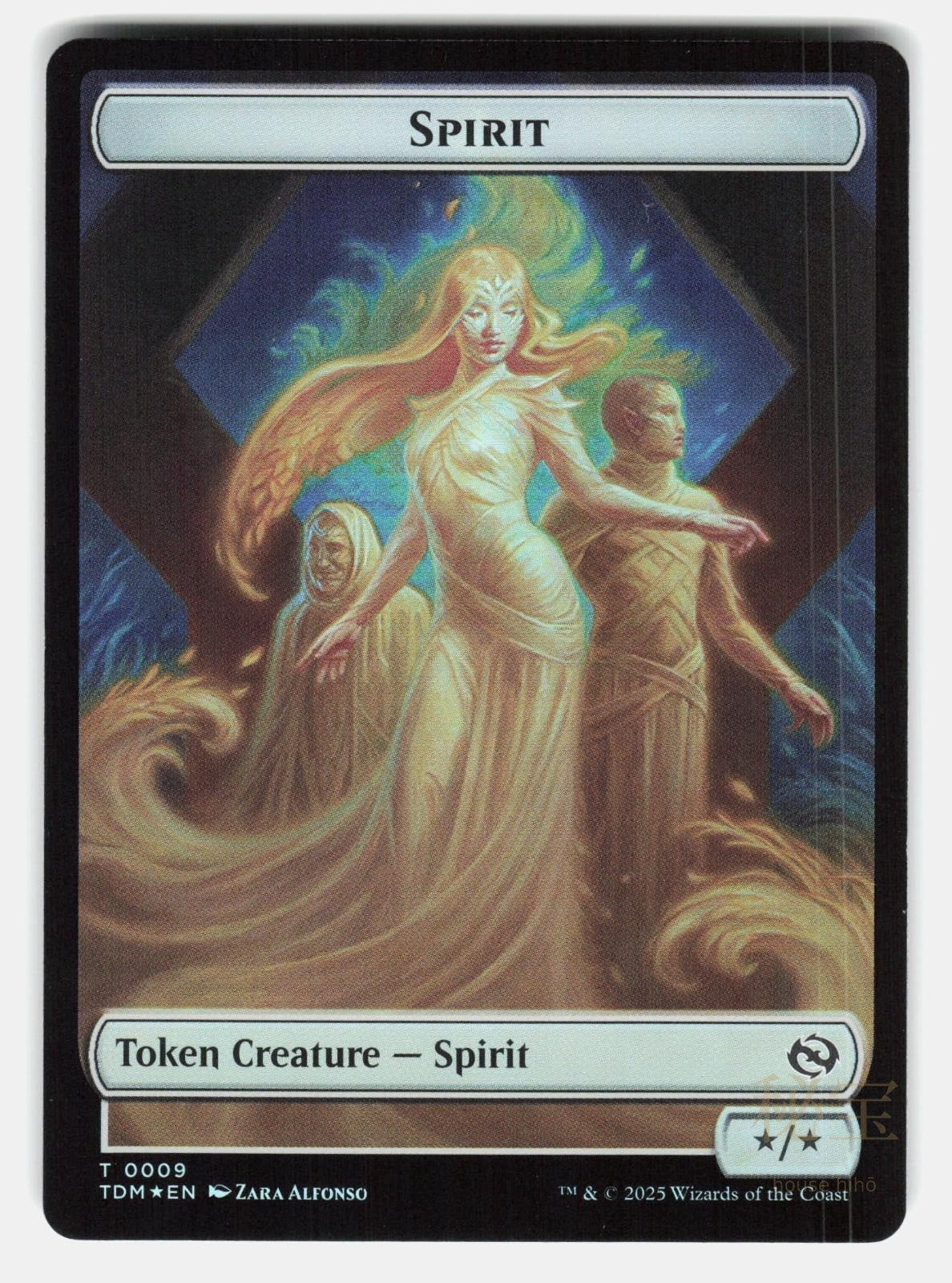 SPIRIT (0008) // SPIRIT (0009) DOUBLE SIDED TOKEN 8 // 9 FOIL MTG ALFONSO NM/M1