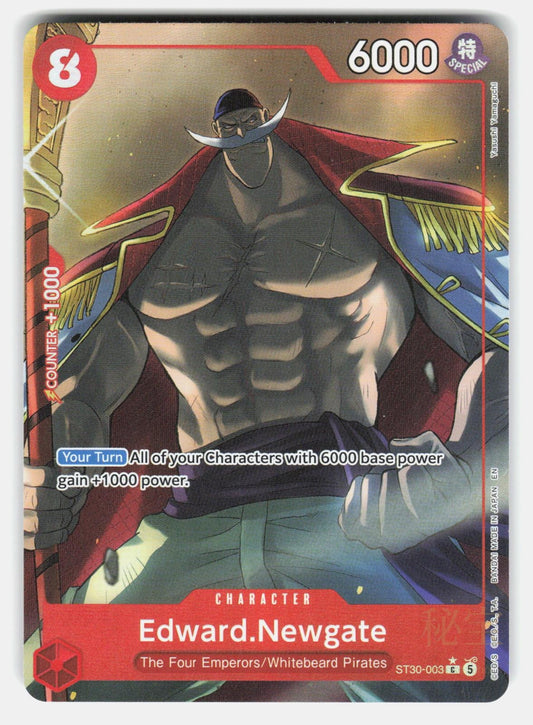 EDWARD.NEWGATE (FULL ART) ST30-003 FOIL - ONE PIECE - NM/M0