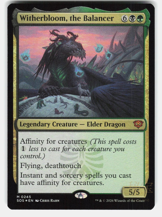 WITHERBLOOM, THE BALANCER FOIL   Magic: The Gathering   RAHN NM/M0