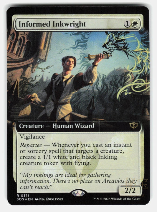 INFORMED INKWRIGHT (EXTENDED ART) FOIL   Magic: The Gathering   KOVALEVSKI NM/M0