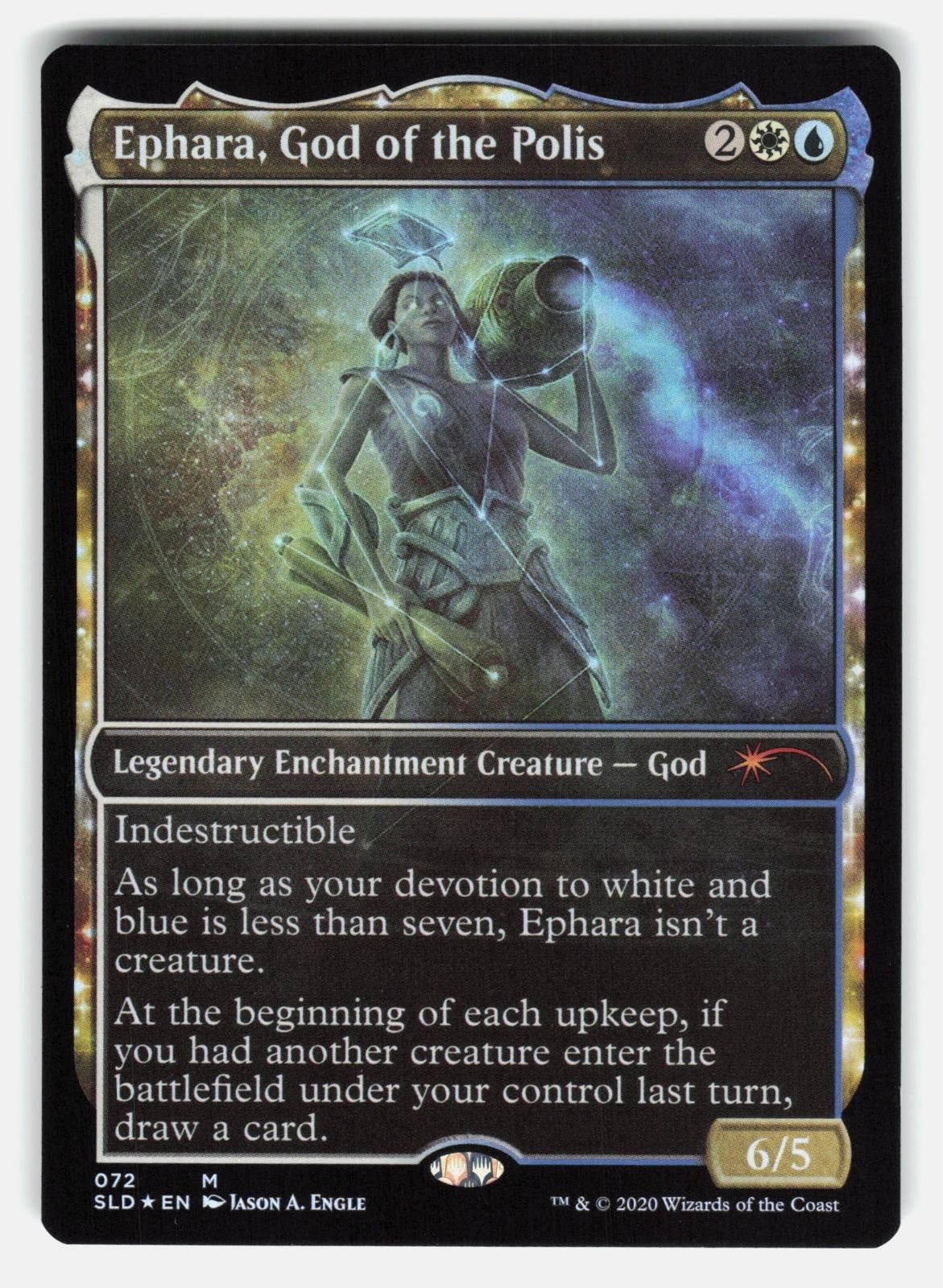 EPHARA, GOD OF THE POLIS SLD 72 FOIL   Magic: The Gathering   ENGLE NM/M0