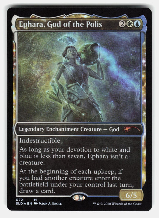 EPHARA, GOD OF THE POLIS SLD 72 FOIL   Magic: The Gathering   ENGLE NM/M0