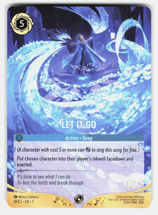 LET IT GO (DISNEY LORCANA CHALLENGE) 10/C2 PROMO - LORCANA - NM/M0