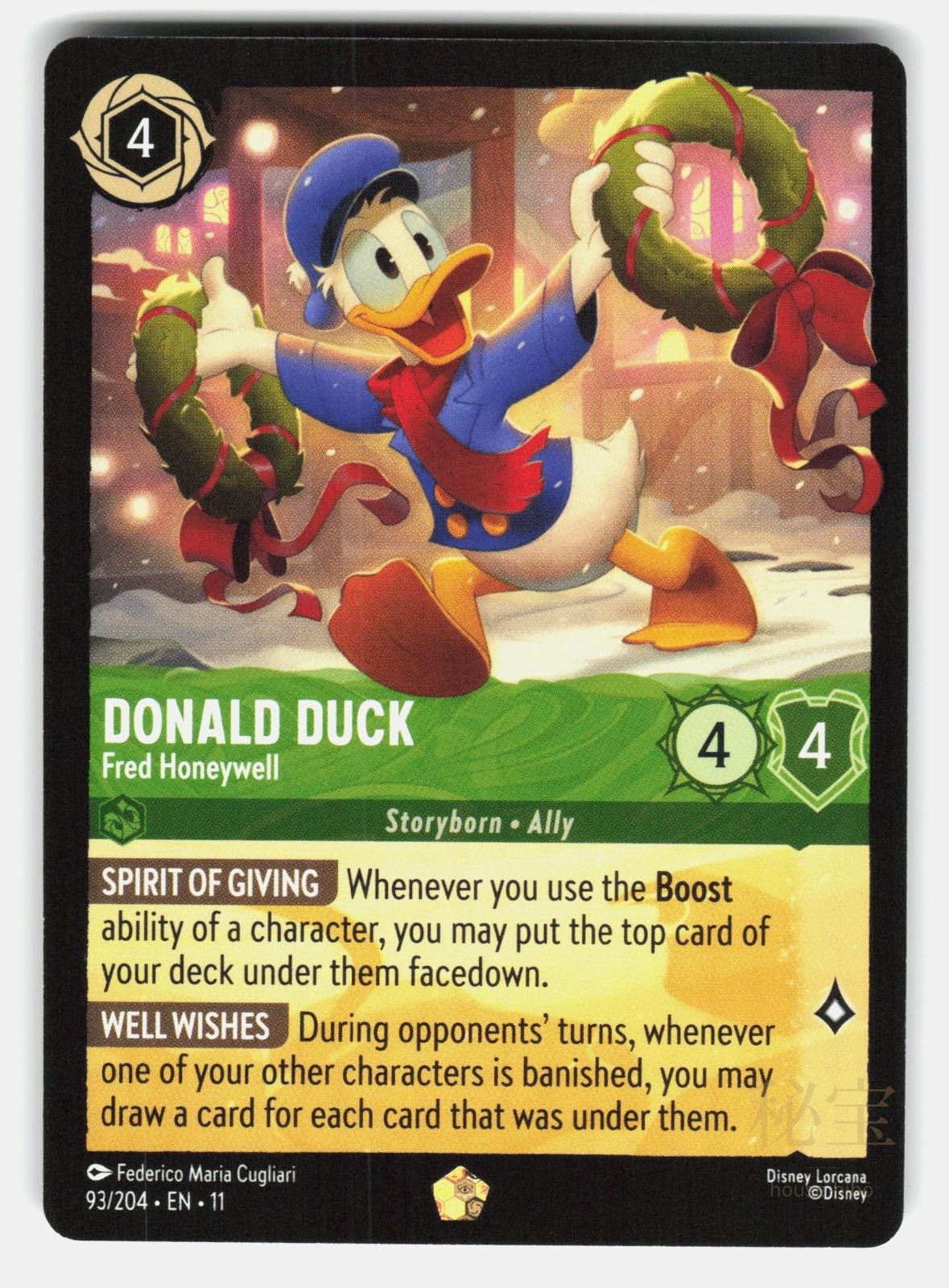DONALD DUCK - FRED HONEYWELL 93/204 - LORCANA - NM/M0