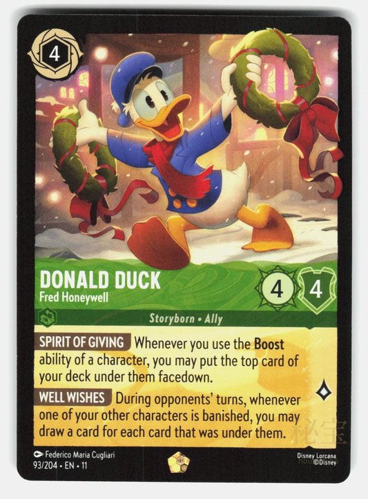 DONALD DUCK - FRED HONEYWELL 93/204 - LORCANA - NM/M0