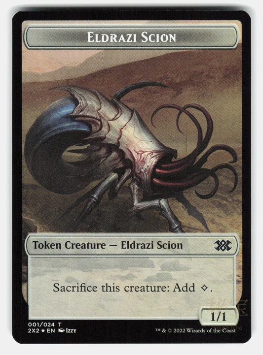 EGG // ELDRAZI SCION DOUBLE SIDED TOKEN FOIL   Magic: The Gathering   IZZY NM/M0