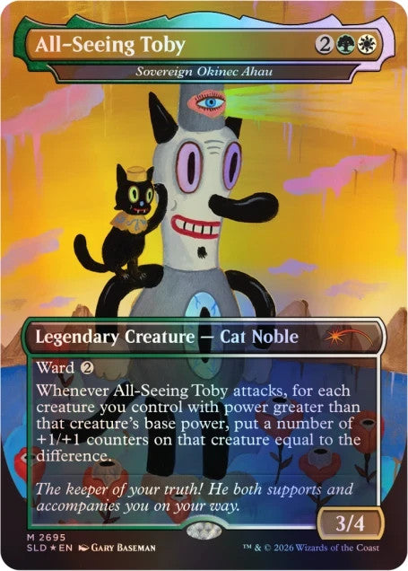 Toby’s Journey by Gary Baseman Foil Edition​   MTG Secret Lair   Sealed5