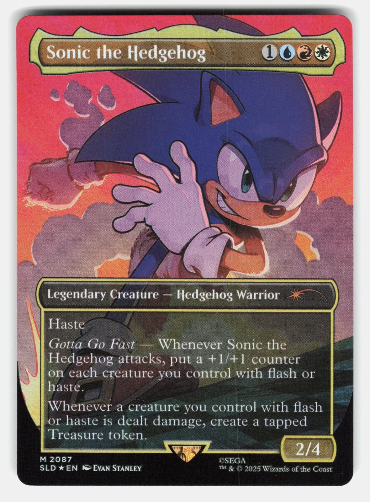 SONIC THE HEDGEHOG FOIL   Magic: The Gathering   STANLEY NM/M0