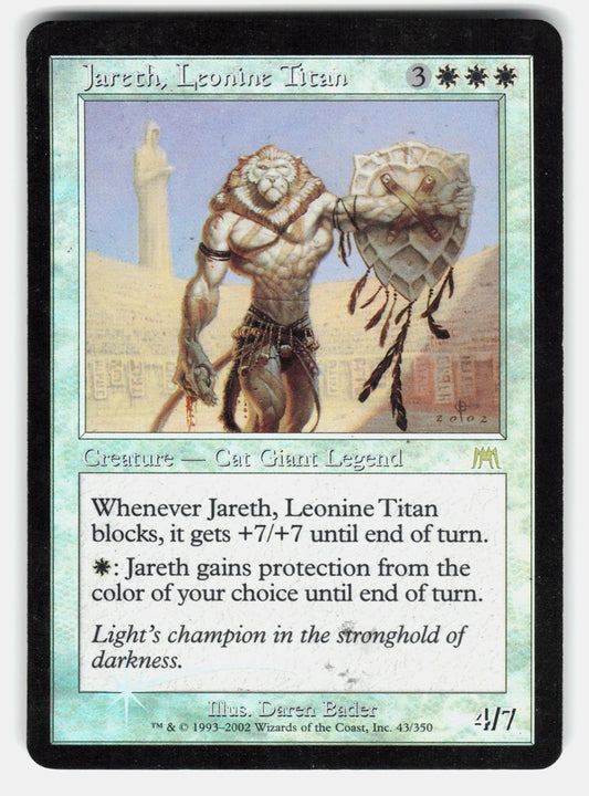 JARETH, LEONINE TITAN FOIL   Magic: The Gathering   BADER DMG0