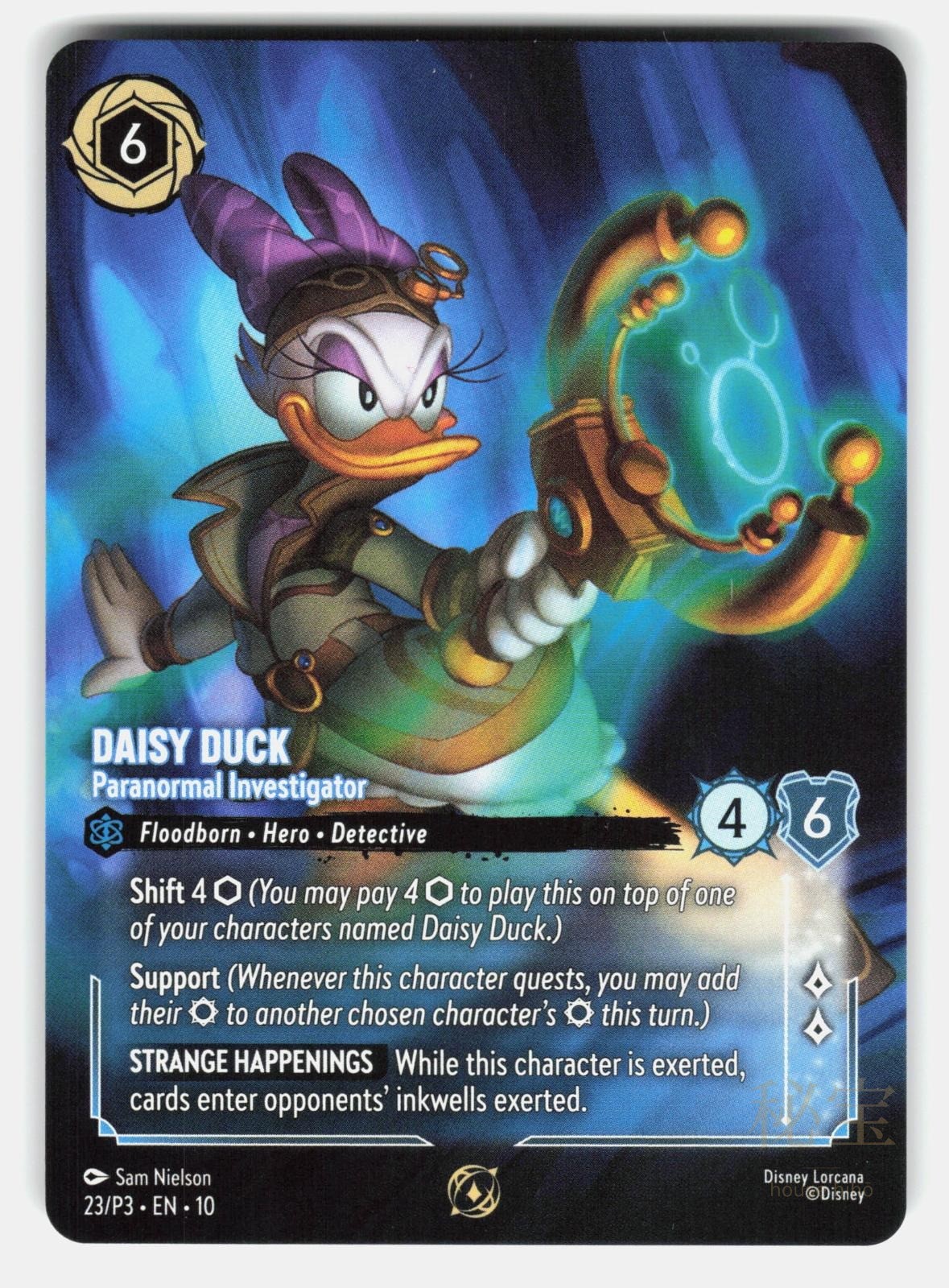 DAISY DUCK - PARANORMAL INVESTIGATOR ( STORE CHAMPIONSHIP PARTICIPANT ) - NM/M0