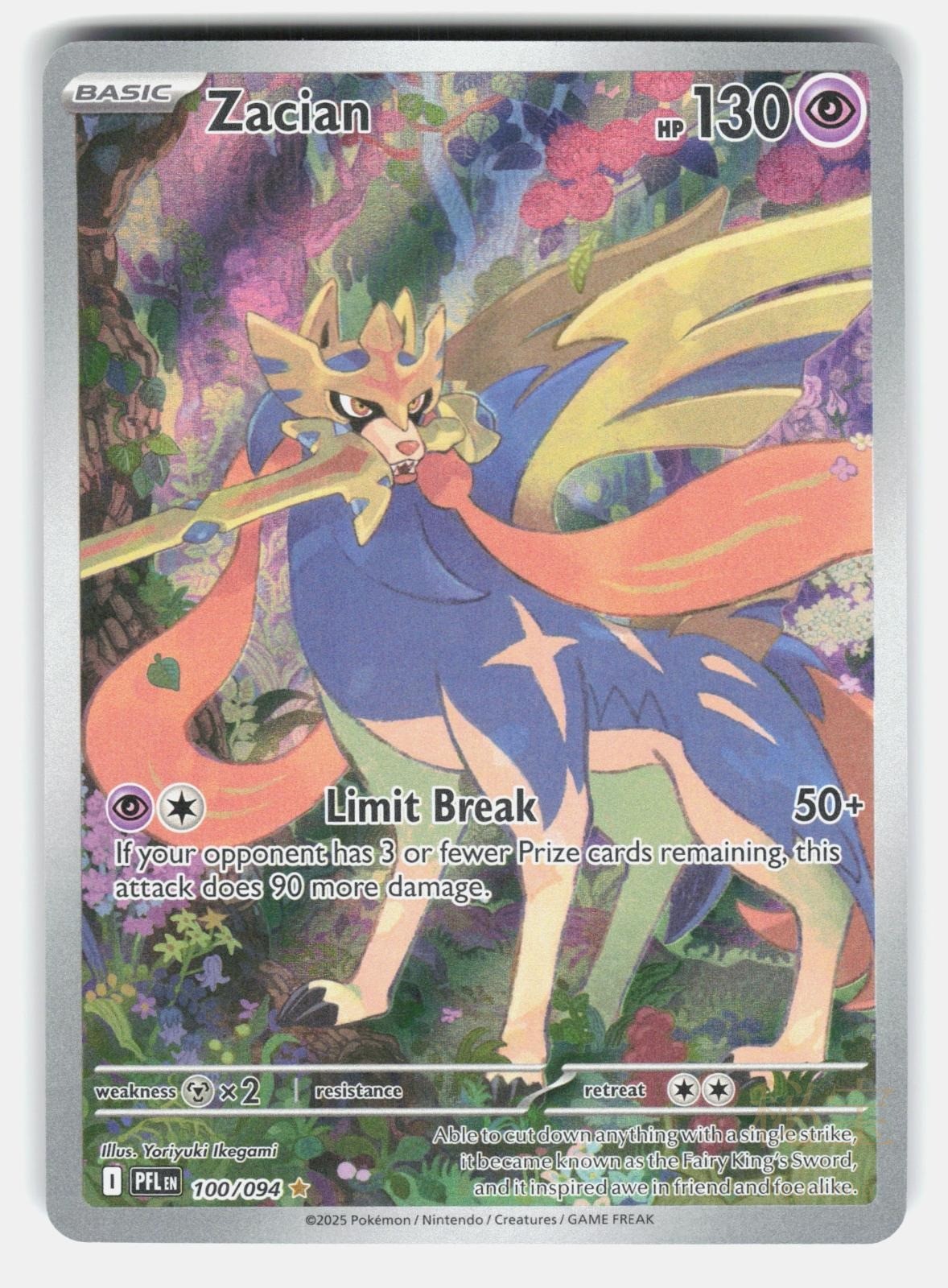 ZACIAN PFL 100/094   Pokemon   2025 IKEGAMI NM/M0