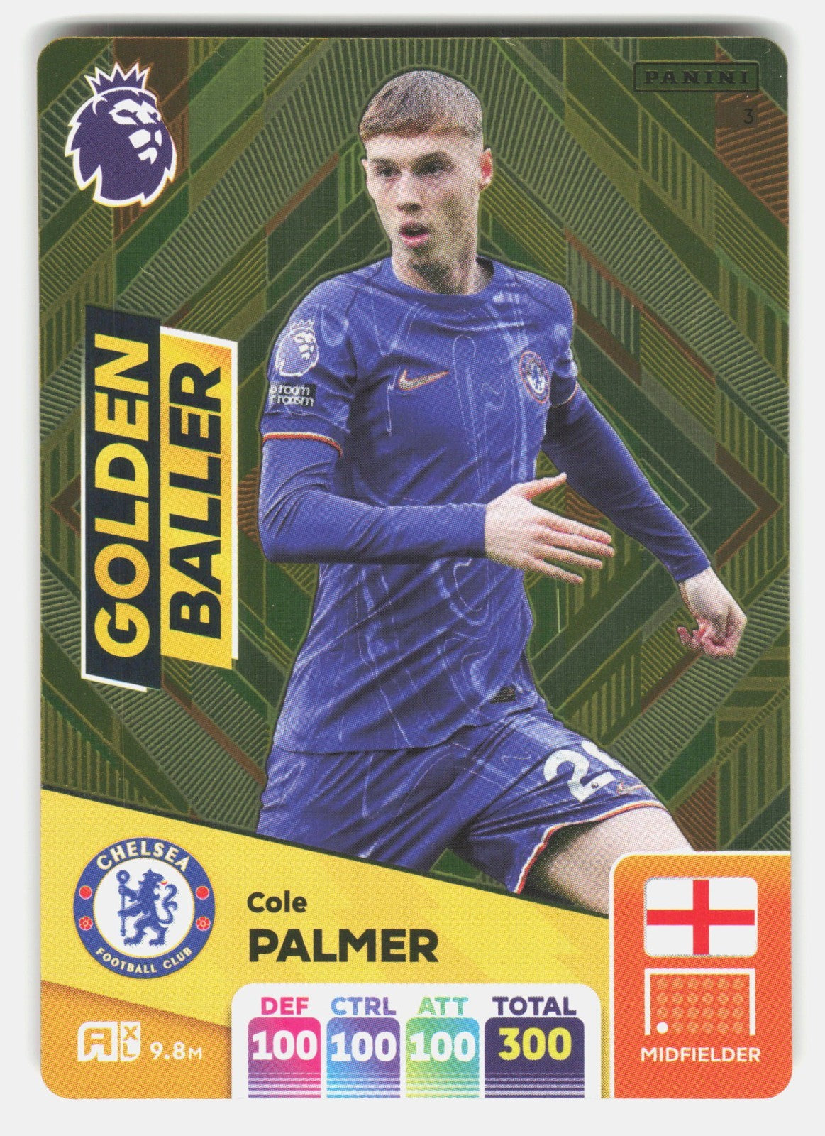 2025 Panini Adrenalyn XL – Golden Baller (3) – Cole PALMER – CHELSEA0