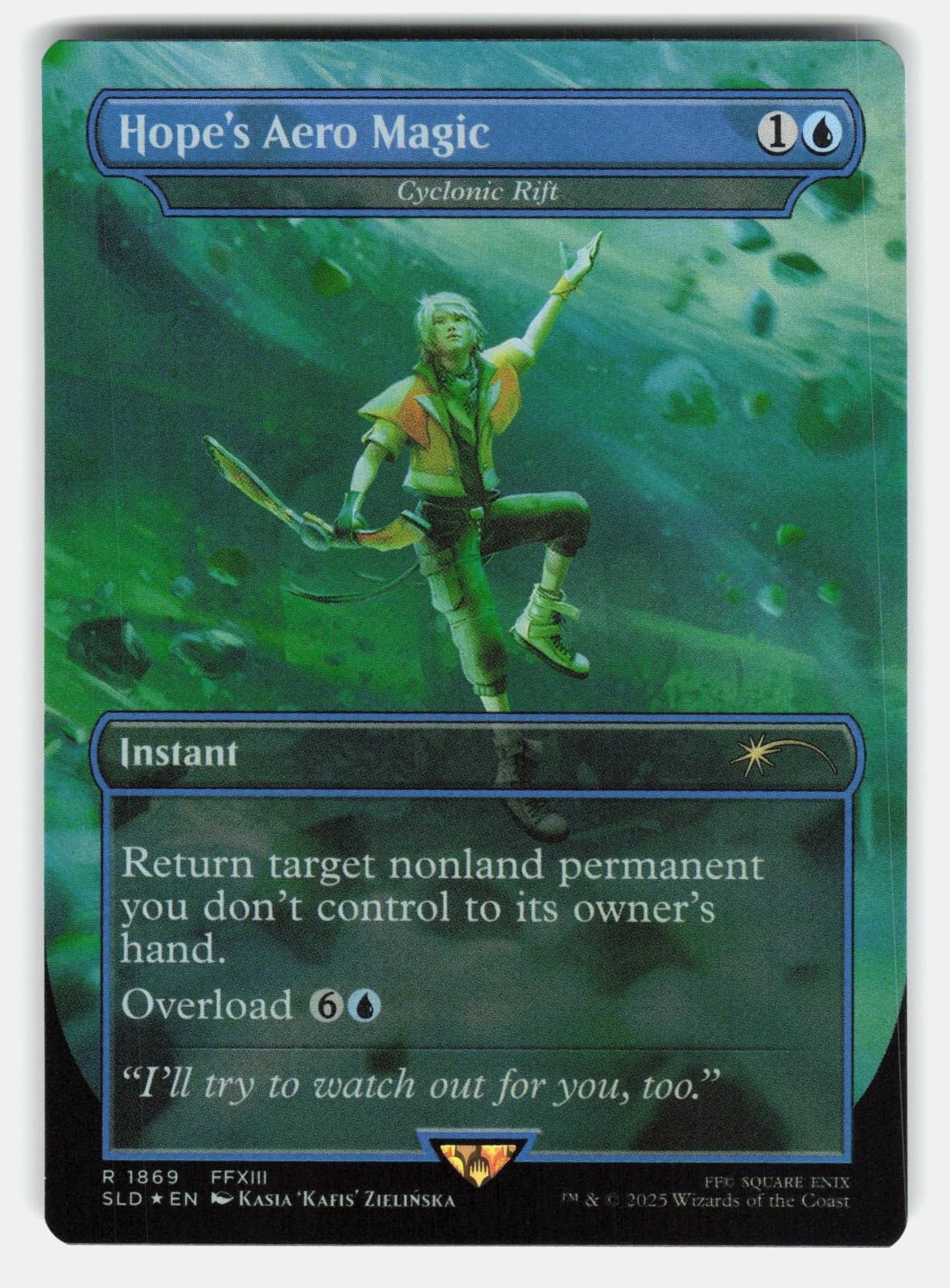 HOPE'S AERO MAGIC   CYCLONIC RIFT FOIL   Magic: The Gathering   ZIELINSKA NM/M0
