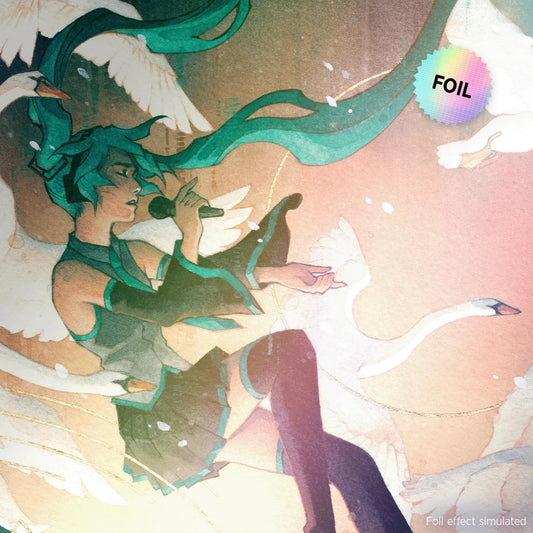 Hatsune Miku WINTER DIVA RAINBOW FOIL   MTG Secret Lair English   Sealed0