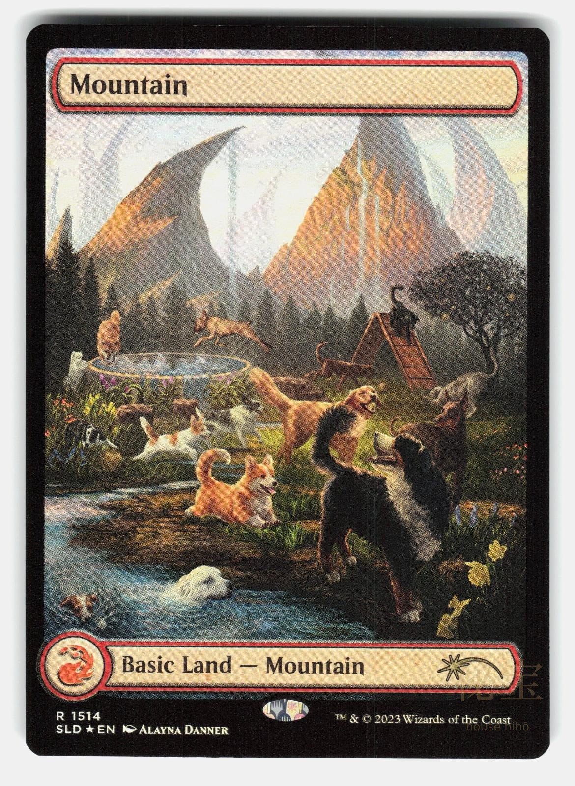 MOUNTAIN (1514) FOIL - Magic: The Gathering - DANNER NM/M0