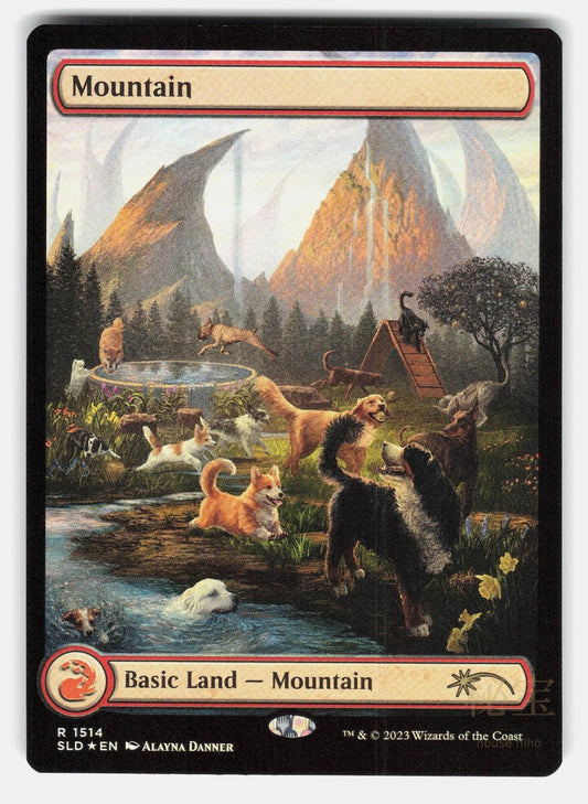 MOUNTAIN (1514) FOIL - Magic: The Gathering - DANNER NM/M0
