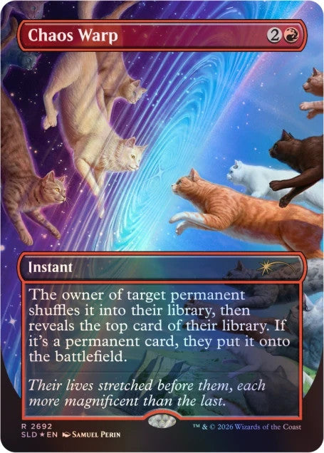 Cats of Chaos Foil Edition​   Magic the Gathering Secret Lair   Sealed3