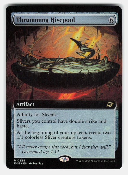 THRUMMING HIVEPOOL (EXTENDED ART) FOIL   Magic: The Gathering   REY NM/M0