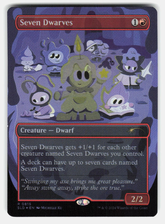 SEVEN DWARVES (0815) SLD 815 FOIL   Magic: The Gathering   KU NM/M0