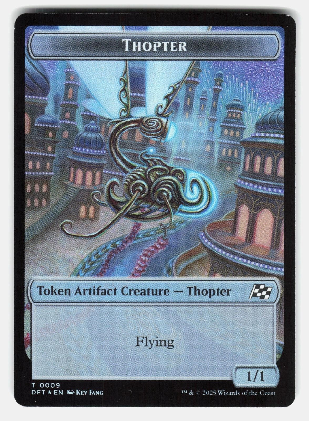 SERVO // THOPTER (0009) DOUBLE SIDED TOKEN FOIL  Magic: The Gathering  FANG NM/M1