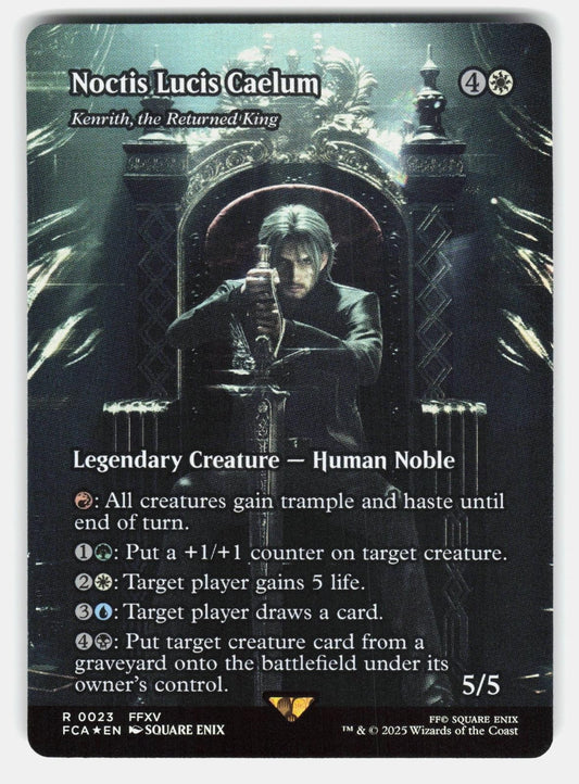 NOCTIS LUCIS CAELUM   KENRITH, THE RETURNED KING (SHOWCASE) FOIL  MTG  ENIX NM/M0