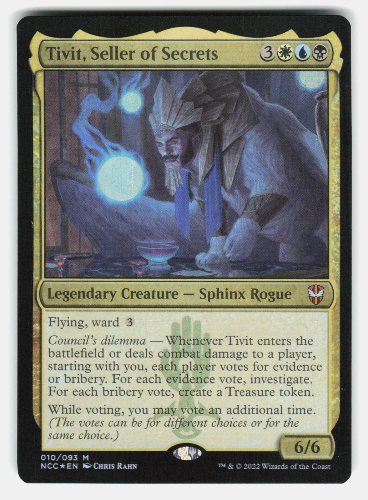 TIVIT, SELLER OF SECRETS FOIL   Magic: The Gathering   RAHN NM/M0