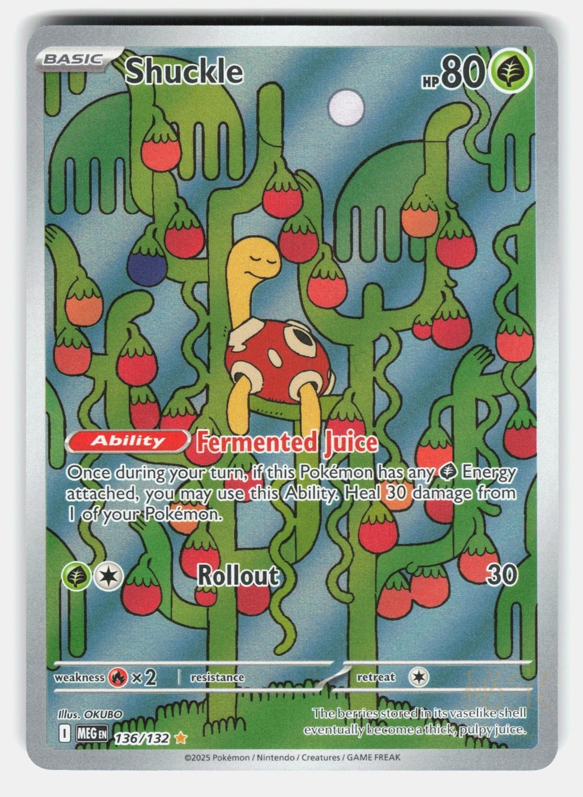 SHUCKLE MEG 136/132   Pokemon   2025 OKUBO NM/M0
