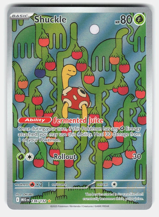 SHUCKLE MEG 136/132   Pokemon   2025 OKUBO NM/M0
