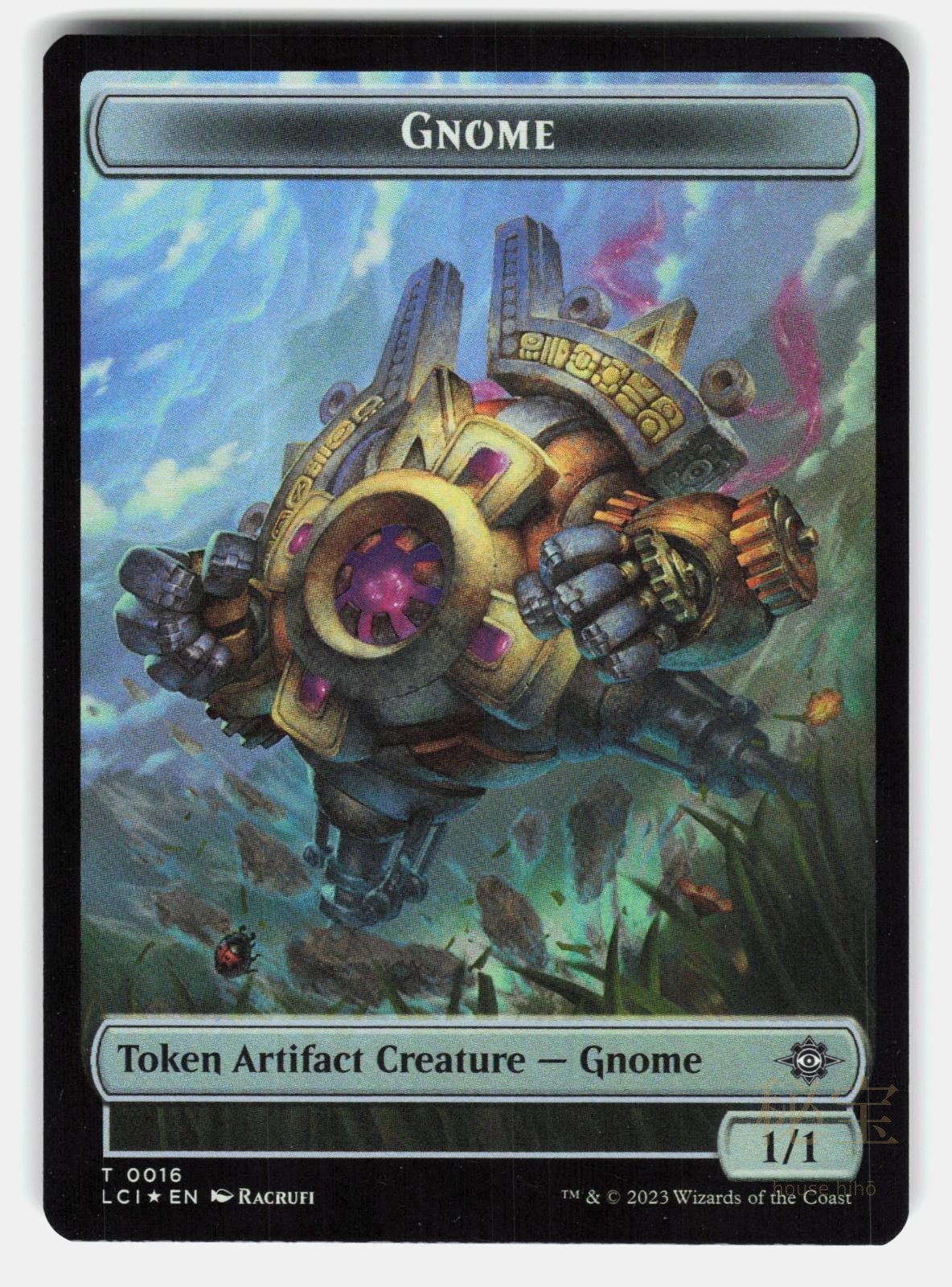 GNOME // MERFOLK DOUBLE SIDED TOKEN FOIL   Magic: The Gathering   REYNA NM/M0