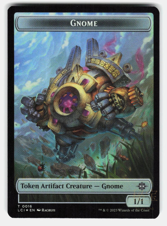 GNOME // MERFOLK DOUBLE SIDED TOKEN FOIL   Magic: The Gathering   REYNA NM/M0
