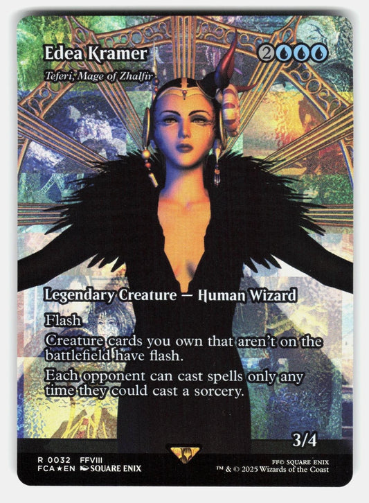 EDEA KRAMER   TEFERI, MAGE OF ZHALFIR (SHOWCASE) 32 FOIL   MTG   ENIX NM/M0