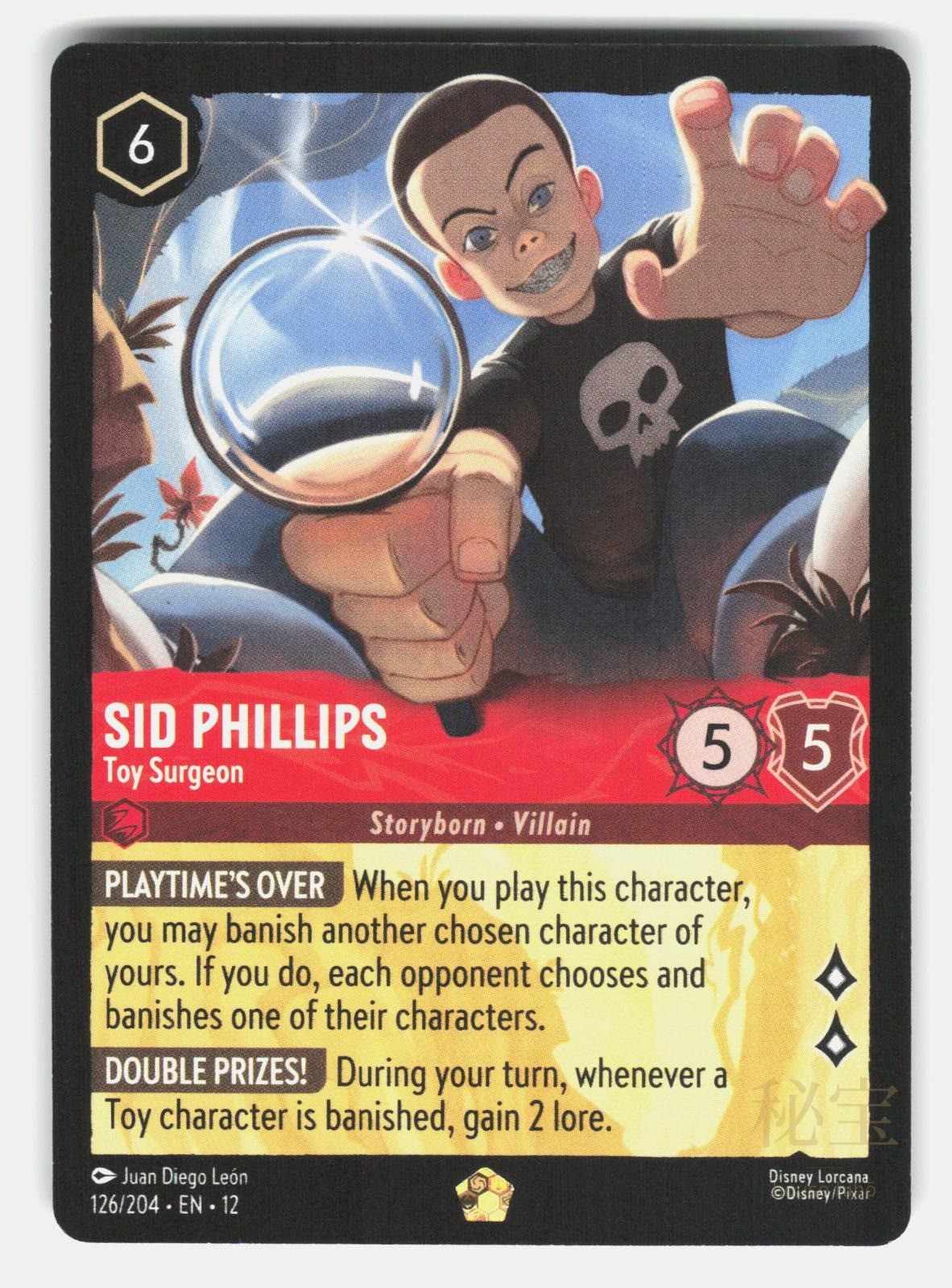 SID PHILLIPS - TOY SURGEON 12 126/204 - Lorcana - 2026 LEÓN NM/M0