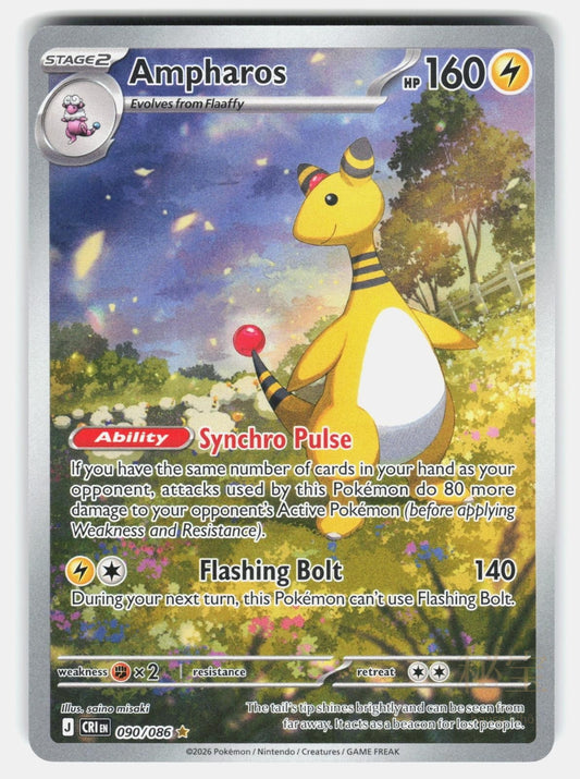 AMPHAROS CRI 090/086   Pokemon   2026 CHORISO NM/M0