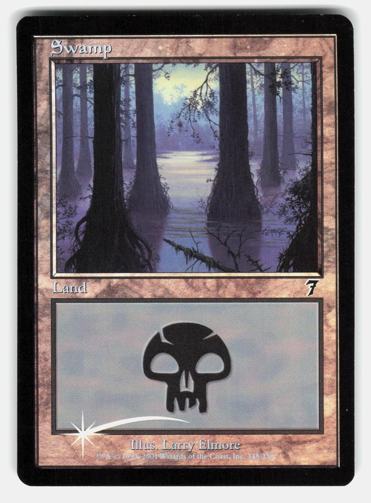 SWAMP (348) FOIL   Magic: The Gathering   ELMORE MP0