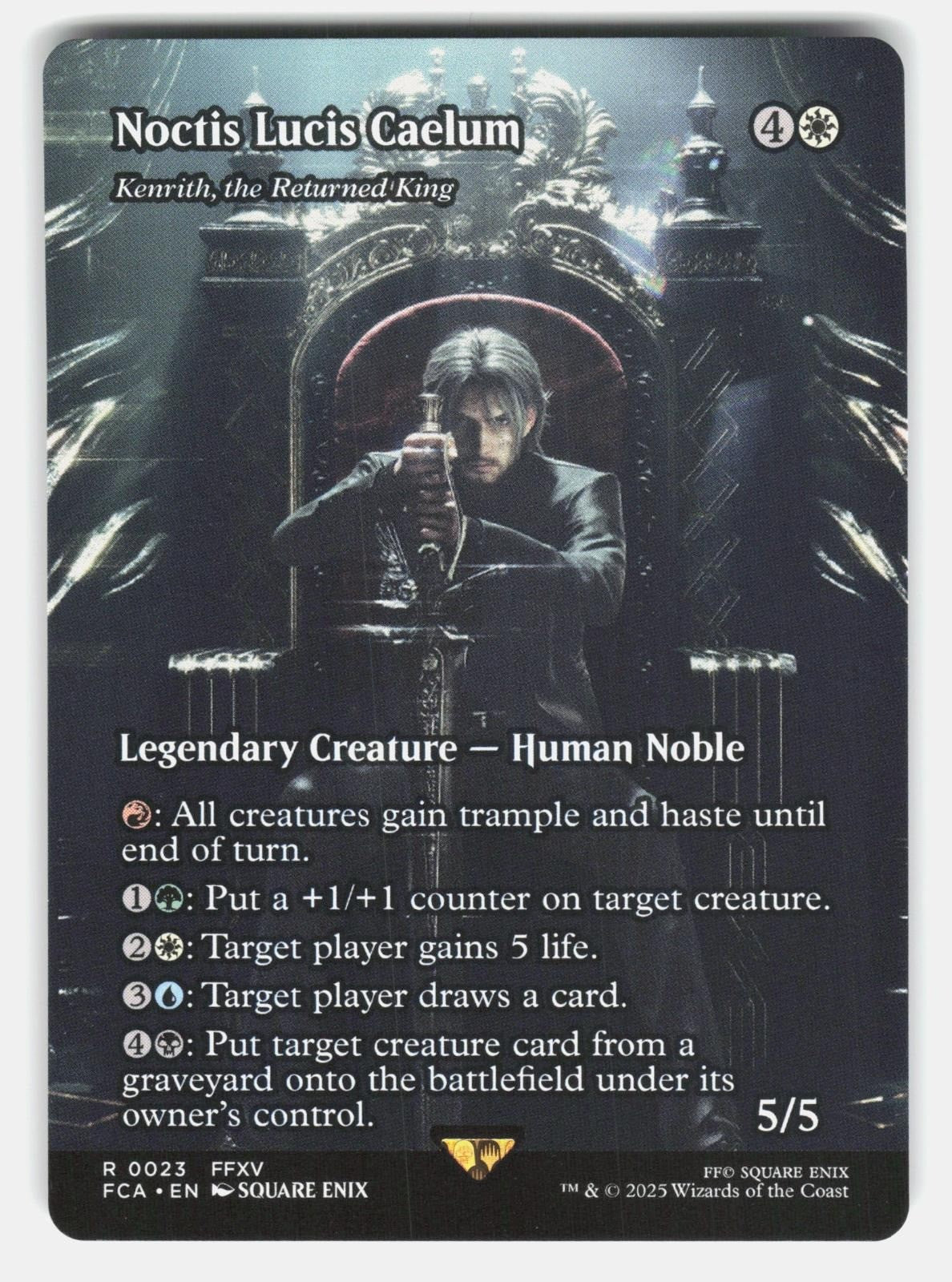 NOCTIS LUCIS CAELUM   KENRITH, THE RETURNED KING (SHOWCASE) 23   MTG   ENIX NM/M0
