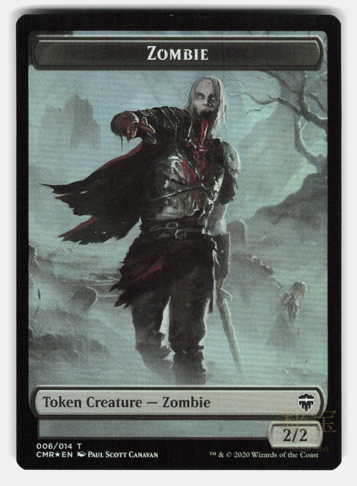 SPIRIT // ZOMBIE DOUBLE SIDED TOKEN FOIL   Magic: The Gathering   CANAVAN NM/M0