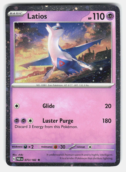 LATIOS PAR 073/182   Pokemon   2023 CHIBI NM/M0