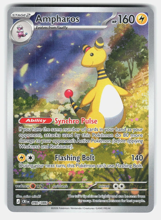 AMPHAROS CRI 090/086   Pokemon   2026 CHORISO NM/M0