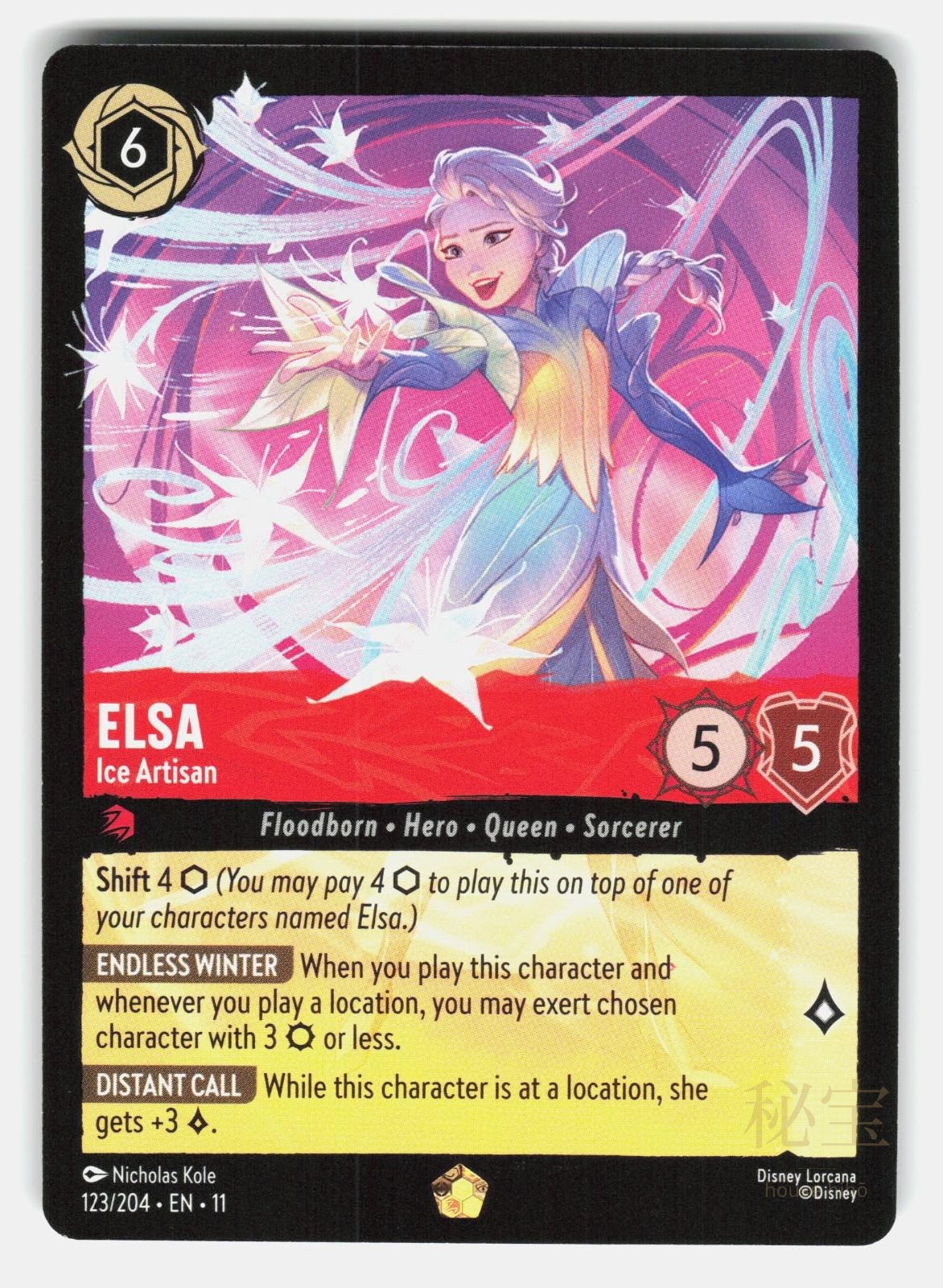 ELSA - ICE ARTISAN 123/204 - LORCANA - NM/M0