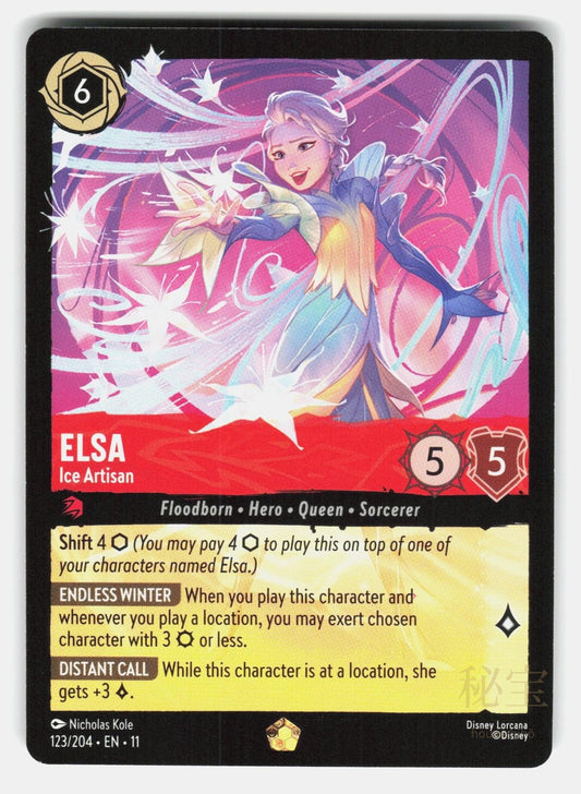 ELSA - ICE ARTISAN 123/204 - LORCANA - NM/M0
