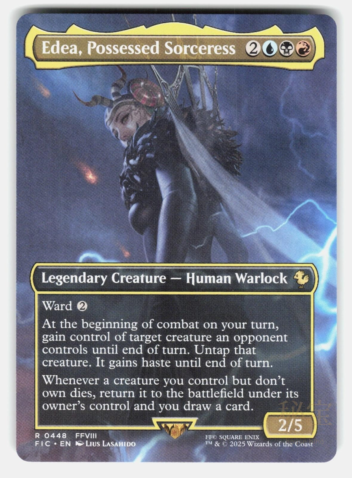 EDEA, POSSESSED SORCERESS ( BORDERLESS ) 448   MTG   LASAHIDO NM/M0