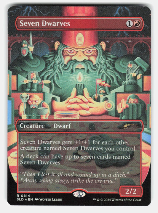 SEVEN DWARVES (0814) SLD 814 FOIL   Magic: The Gathering   LEBSKI NM/M0