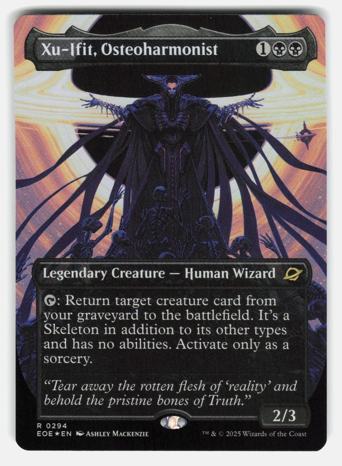 XU IFIT, OSTEOHARMONIST (BORDERLESS) 294 FOIL   MTG   MACKENZIE NM/M0