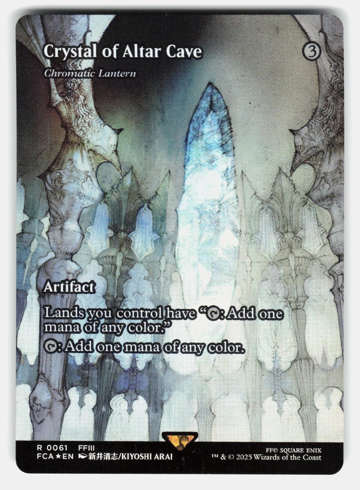 CRYSTAL OF ALTAR CAVE   CHROMATIC LANTERN (SHOWCASE) 61 FOIL   MTG   ARAI NM/M0