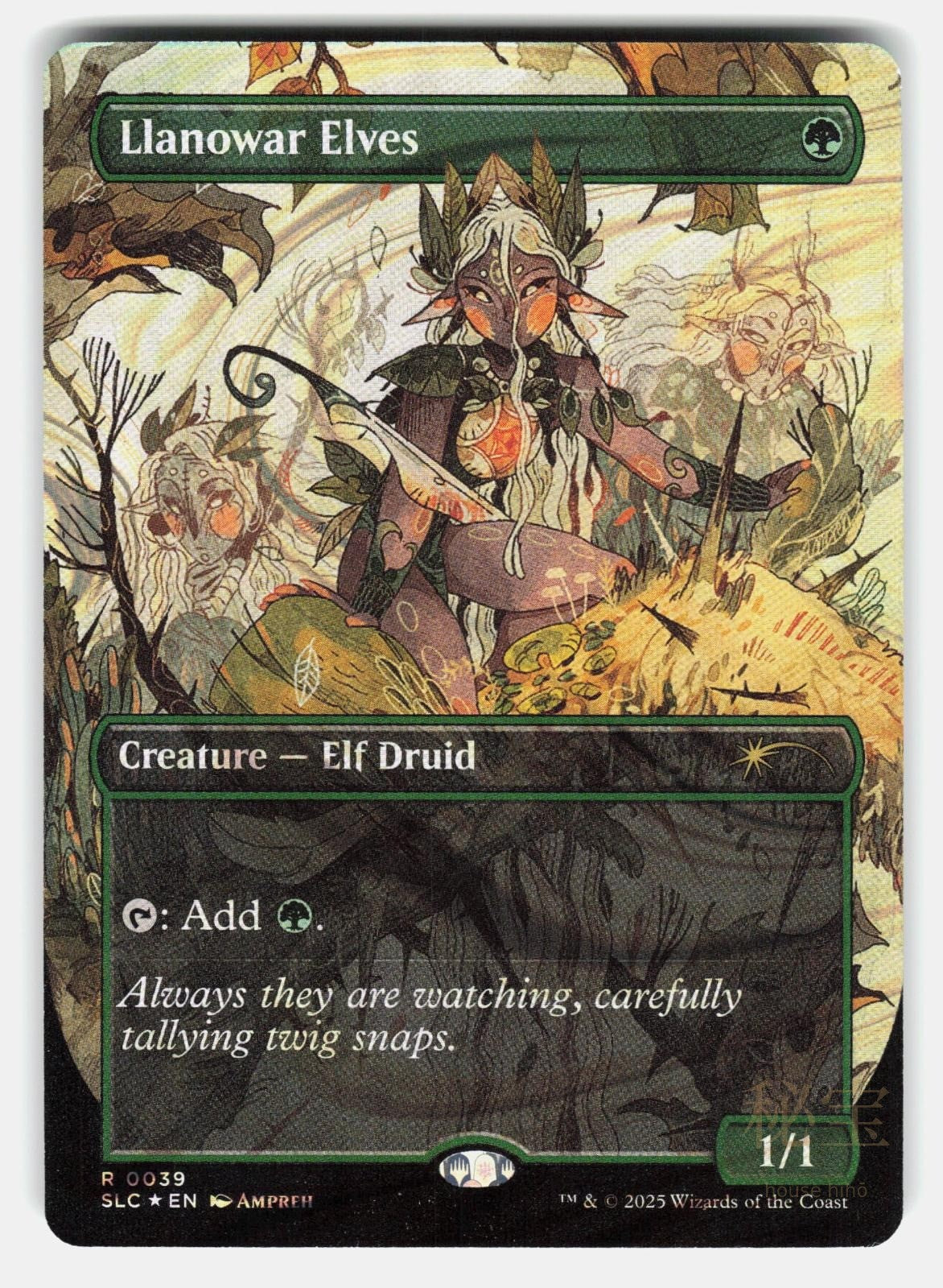 LLANOWAR ELVES (HALO FOIL)   Magic: The Gathering   AMPREH NM/M0